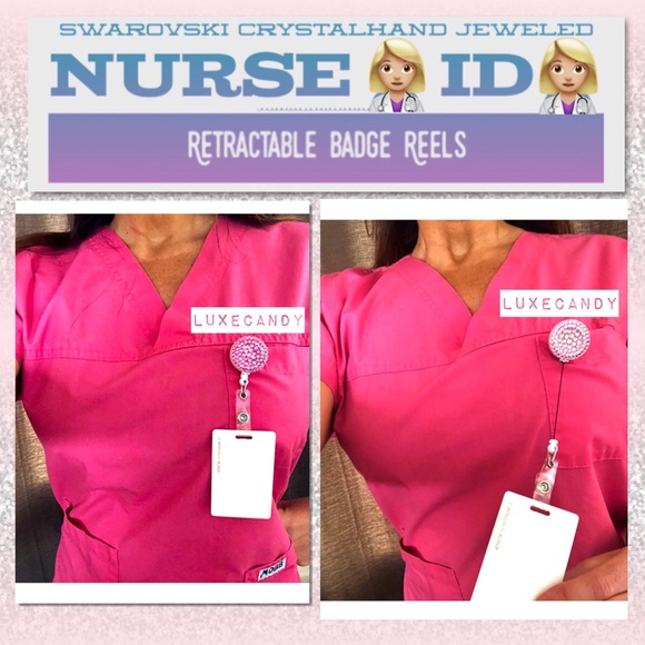 Swarovski Accessories - 💠Swarovski ID Badge Reels - Retractable Face Mask Clip